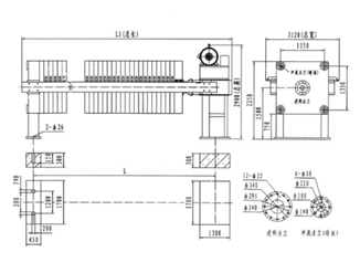 程控自动式1500型高压聚丙烯隔膜压滤机